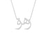 Gold Name Necklace - Zahra - زهرة